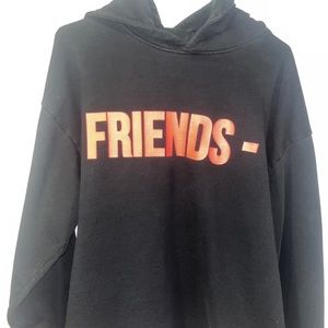 Vlone  "FRIENDS" Hoodie black Sz: M